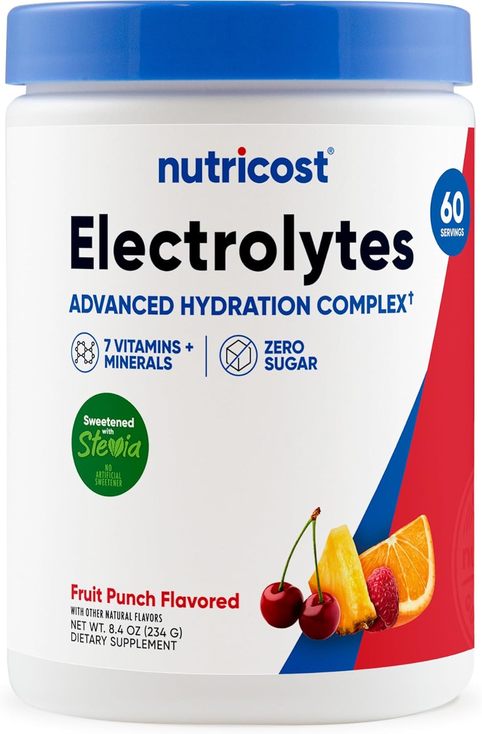 Nutricost Electrolitos 234 g – Fruit Punch
