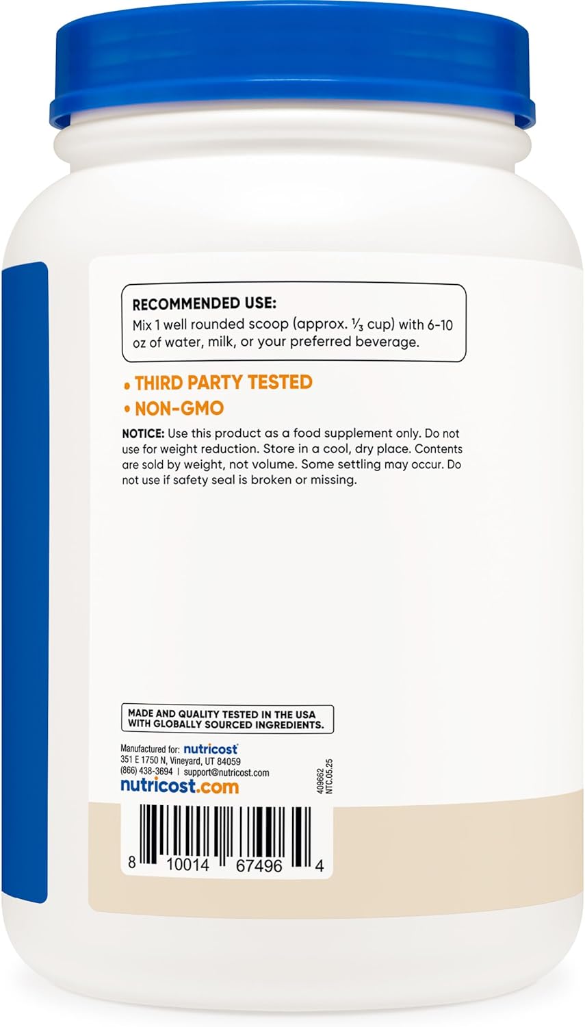 Nutricost Whey Isolate 2 lb – Cookies & Cream