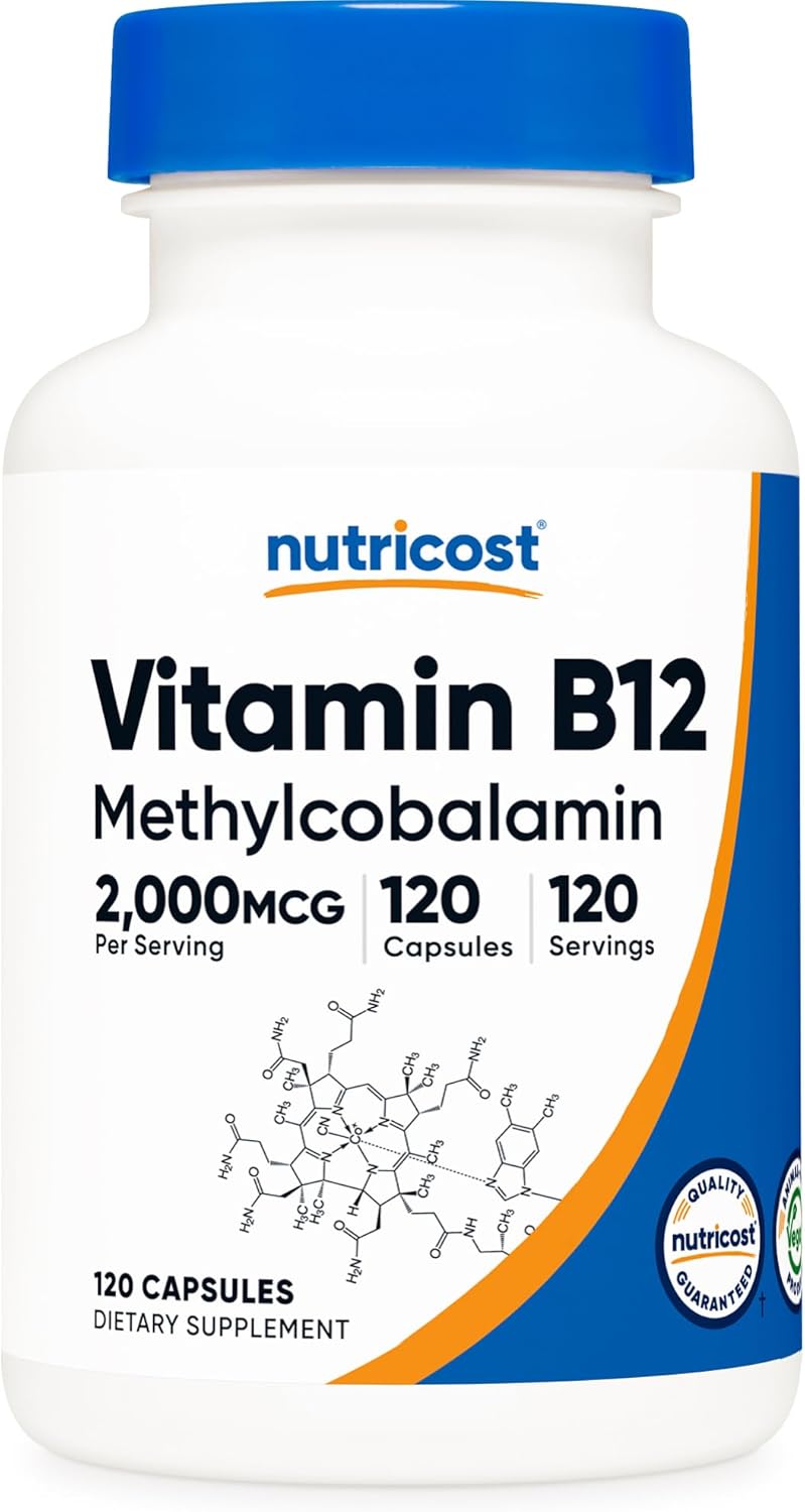 Nutricost Vitamina B12 – 120 cápsulas