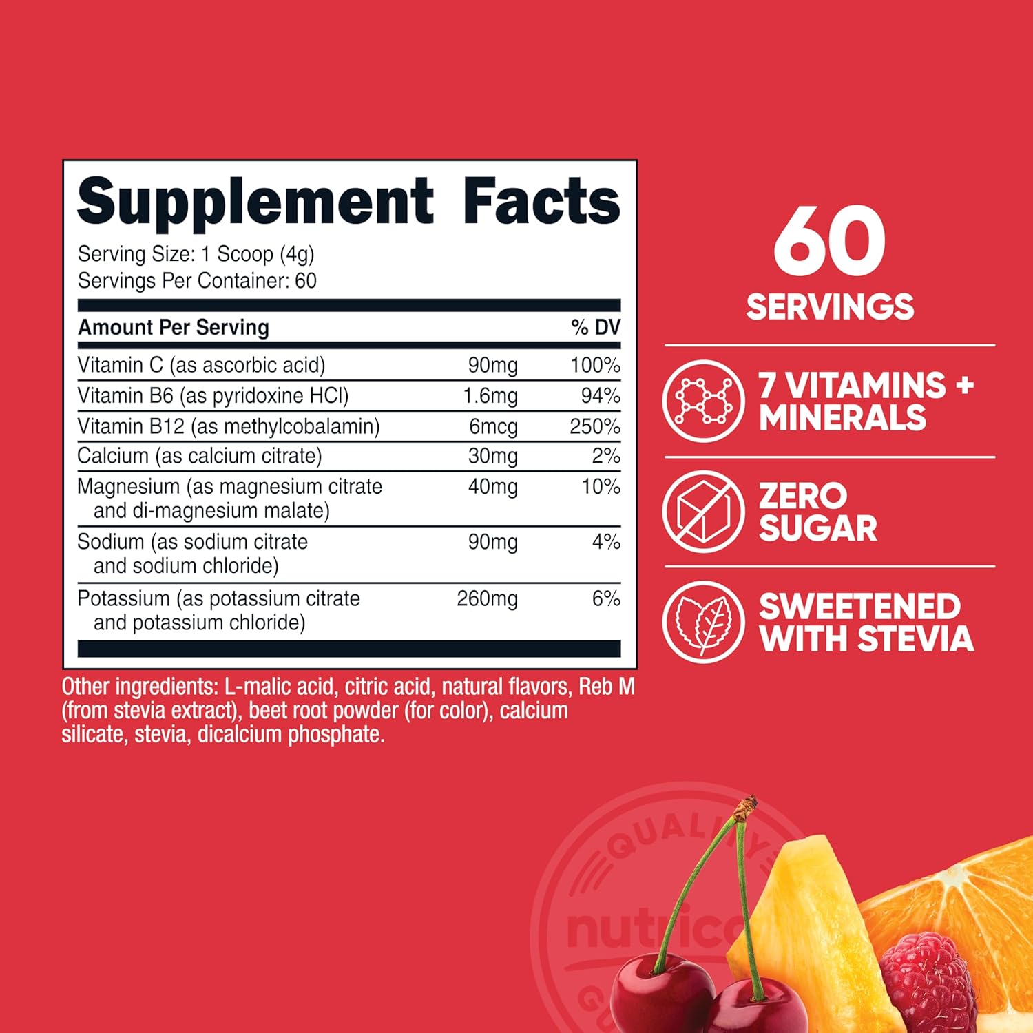 Nutricost Electrolitos 234 g – Fruit Punch